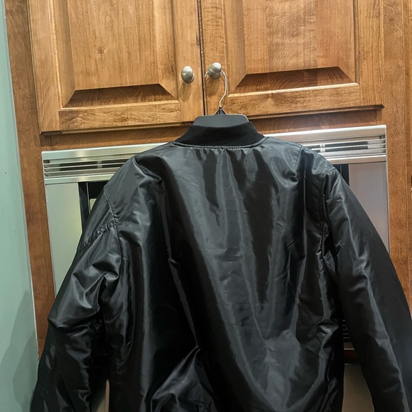 NWT Rothco MA-1 Flight Black Bomber Jacket - Picture 5 of 7